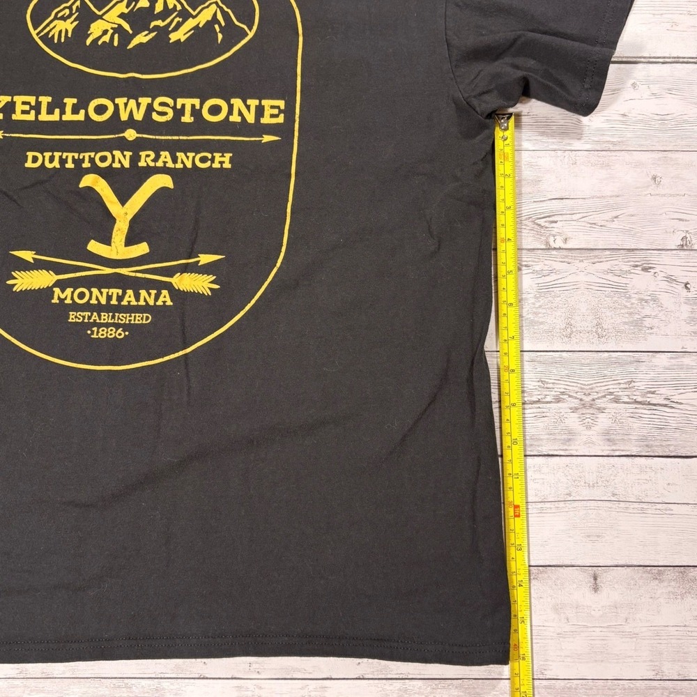 Yellowstone Dutton Ranch Montana Graphic T-Shirt Black XL Paramount Network - Picture 9 of 11
